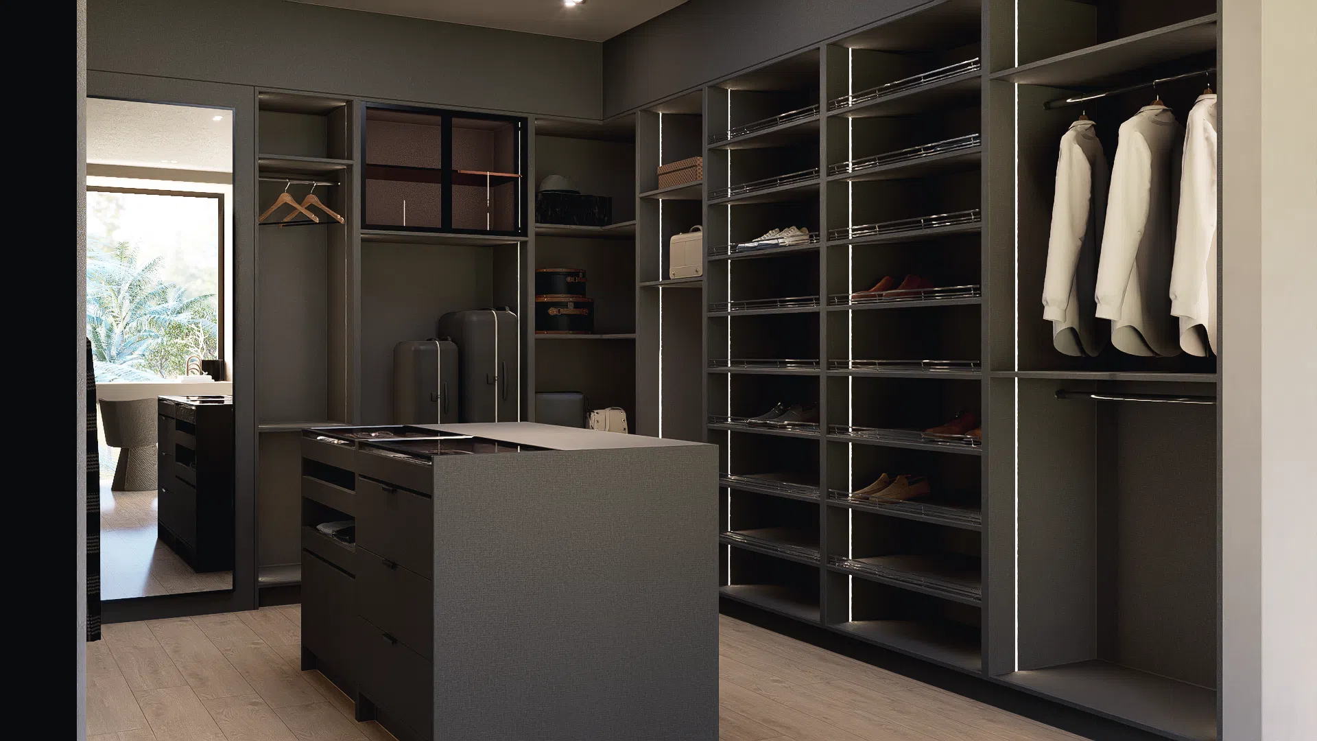 Closet Project – Anthracite Linen P3 Closet Project - Anthracite Linen P3