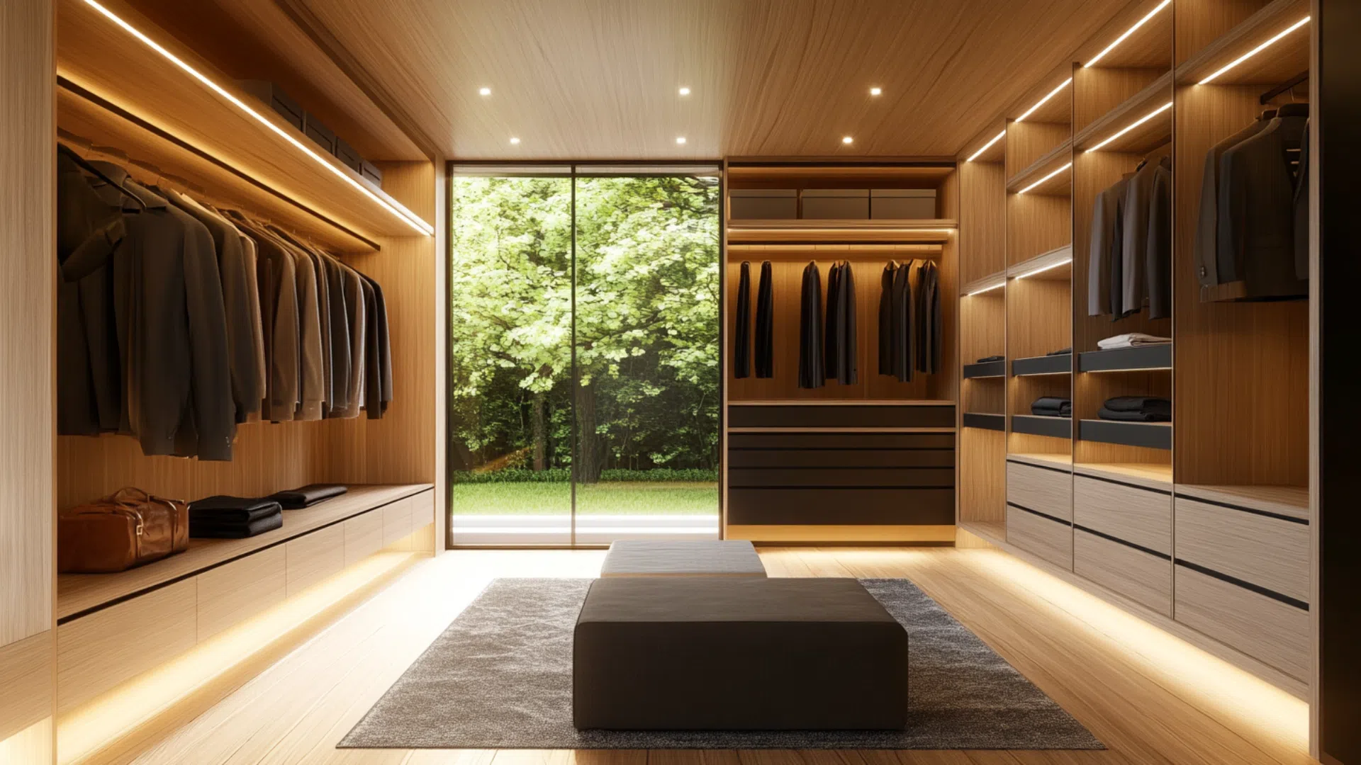 luxurious walk-in closet luxurious walk-in closet
