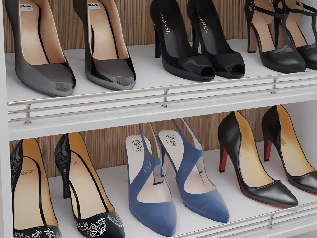 CLOSET SHOE RACKS