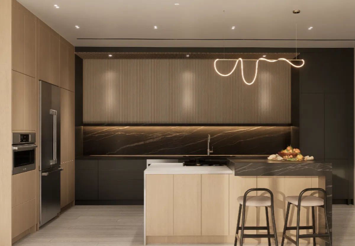 modern contrast kitchen design by linqkitchen cabinet maker los angeles